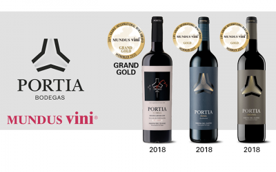 Bodegas Portia galardonada con 3 premios Mundus Vini